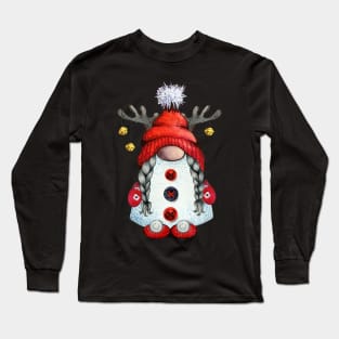 hangin with my preschool gnomies, christmas gnomes Long Sleeve T-Shirt